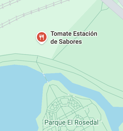 Mapa de la ubicación del evento en los Bosques de Palermo, con Tomate Estación de Sabores marcado